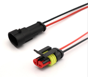 TE Amp Super Seal Câble Connecteur Injecteur Électrique 2 Broches 3 Pôles Auto Fil Connecteurs - Product Image 3