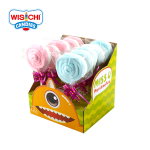 Lollipop al por mayor, lollipop de malvavisco de color rosa, blanco y azul, muestra gratis - Product Image 2