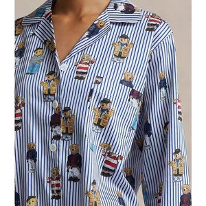 Mishiti [<span class=keywords><strong>Winnie</strong></span> <span class=keywords><strong>Pooh</strong></span> Blu] Abbigliamento Loungewear <span class=keywords><strong>da</strong></span> Donna in Cotone a Maniche Lunghe e Lunghezza Intera, Design di Tendenza di Nicchia, per l'Autunno, Vendita all'Ingrosso - Product Image 2