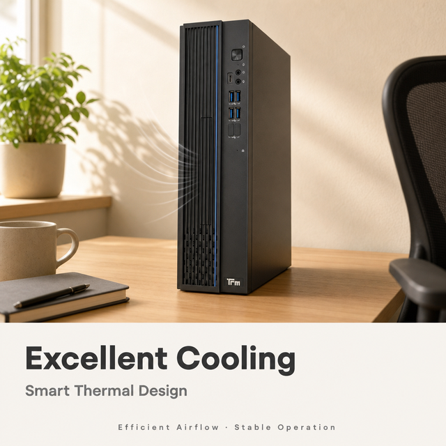 Full Set Desktop Computer Zhaoxin KX U6780A 8 Core 2.7GHz 16GB RAM 512GB M.2 NVME SSD Integrated Graphics 8L Small Chassis