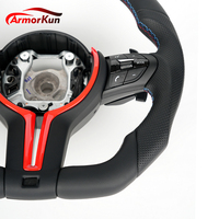 Volant sport en cuir pour BMW Série 5 3 F10 F30 E70 E71 E90 F15 F20 F21 F31 F32 F07 F12 Accessoires de voiture modifiés