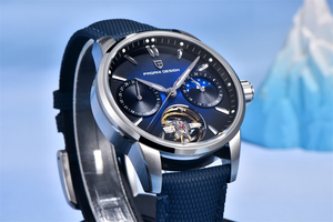 Reloj Mecánico para Hombre <span class=keywords><strong>PAGANI</strong></span> DESIGN PD-YS021, Cristal de Zafiro, Automático, Nuevo, 41MM, Fase Lunar, Estilo Piloto, Casual y Moderno - Product Image 4