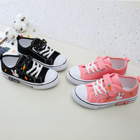 Chaussures en toile à imprimé animal pour filles, respirantes, confortables, mode automne, baskets décontractées de princesse, semelle extérieure en caoutchouc souple et antidérapante