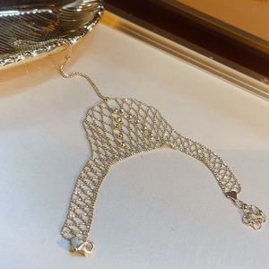 Pulsera Xinfly Extra Ancha, Retro y Elegante, Hecha a Mano en Oro Puro de 18k, Joyería de Muñeca para Bodas, Estilo Cadena y Eslabones Finos - Product Image 4