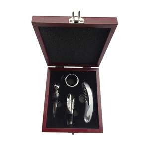 5 pièces vin tire-bouchon <span class=keywords><strong>Screwpull</strong></span> Kit d'accessoires personnalisé ouvre-bouteille de vin ensemble vin cadeau ensemble - Product Image 4