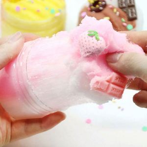 Hot Sale DIY Thousand Silk Mud Solid Monochrome Snowflake Clay Plastic Colorful Changing Fluffy Playdough <b>Slime</b> - Product Image 4