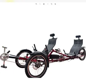 Hitorhike — triche de Sport pour 1 à 2 personnes, faces à trois roues dégradées, avec Assistance pour pédales