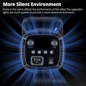 Kit Luce LED Godox SL60IID, Illuminazione Continua Professionale per Studio Fotografico con Softbox per Streaming Live su YouTube - Product Image 5