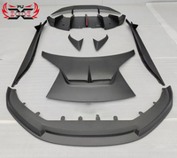 Kit carrosserie style V en carbone sec PU pour Lotus Emira : pare-chocs avant, jupes latérales, diffuseur arrière, aileron arrière, capot