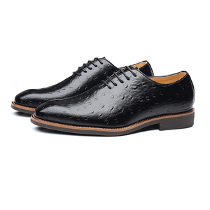 Chaussures Oxford classiques pour hommes grandes tailles 37-48, blanches et noires, pour mariage - Product Image 1