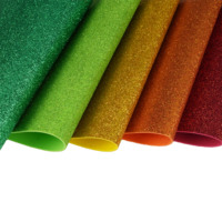 Feuilles de mousse EVA scintillantes colorées en gros pour la fabrication artisanale des enfants, matériaux pour jouets et chaussures, thermoformage A4/taille personnalisée