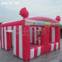 Stand gonflable en promotion, kiosque de vente ambulante pour la promotion commerciale, stand de nourriture de carnaval, stand de vente ambulante gonflable