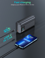 Batterie externe 30000mAh en gros avec câbles Type C et L intégrés, affichage numérique LED, charge rapide SCP22.5W, personnalisable OEM