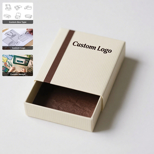 Emballage biodégradable de chocolat de célébration de logo personnalisé Boîte de tiroir de nourriture faite à la main avec insertion - Product Image 1