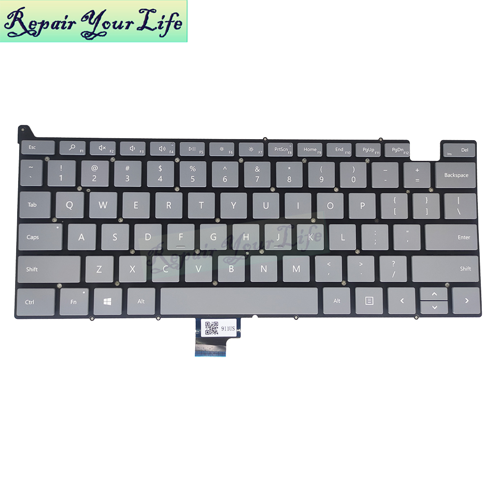 US English Laptop Keyboard for Microsoft Surface Laptop Go 1943