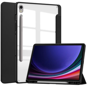 Fundas Protectoras para Tabletas de Cuero PU Acrílico Ligeras y Portátiles para <span class=keywords><strong>Samsung</strong></span> S9 S8 S7 S6, Funda Protectora con Ranura para Lápiz para <span class=keywords><strong>Samsung</strong></span> A8 - Product Image 4