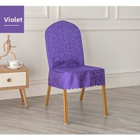 Housses de chaise en gros pour mariage, fête en extérieur, événements, réunions – Imperméables, en polyester durable, universelles, noires