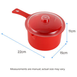 Pentola Multifunzione per Microonde, Contenitore Termico in Plastica PP a Prova di Perdite con Manico e Coperchio Ventilato - Product Image 2