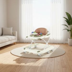 Girello Multifunzionale dal Design Accattivante con Musica, da Seduto a in Piedi, per Imparare a Camminare, Passeggino e Porta-Bebè - Product Image 1