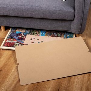 Rompecabezas de madera <span class=keywords><strong>para</strong></span> <span class=keywords><strong>adultos</strong></span> Juego de mesa 3000 piezas Mesas de rompecabezas con cubierta y estante - Product Image 5