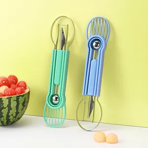 Gadget per la casa 5 In 1 melone Baller Scoop cucina rimozione di semi di frutta Set di strumenti per coltelli da intaglio di verdure