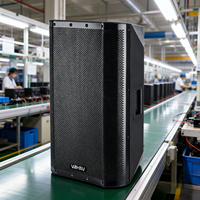 VAMAV Audio DIGIPRO15 DSP RMS 600W CLASSE D AMP 15 ''Haut-parleur actif Équipement professionnel Système de sonorisation de scène Barre d'événement de fête