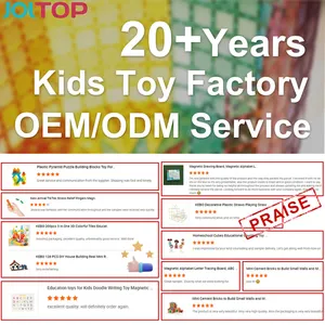 ขายร้อน OEM ODM ตะวันตกการศึกษากระเบื้องแม่เหล็กบล็อกอาคารพลาสติก ABS ของเล่นเด็กปรับแต่งได้