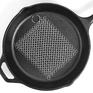 Éponge à récurer multi-usages en acier inoxydable 316 pour poêle en fonte, grille de barbecue, grille de four – Nettoyage sans rouille - Product Image 3