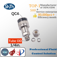 Raccord rapide / coupleur Swagelok type Ferrule 316SS, filetage BSPP, BSPT, NPT, pour huile, gaz, eau, média, ASME, ANSI, DIN