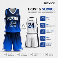 Ensemble de maillots de basket-ball réversibles personnalisés certifiés SGS, sublimation à double face avec dégradé, uniforme d'équipe, maille respirante à séchage rapide, OEM, adulte et junior