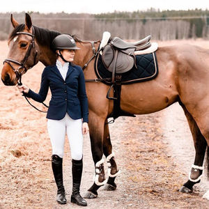 Impugnatura spessa Full Seat Silicone competizione da <span class=keywords><strong>donna</strong></span> colore bianco pantaloni da equitazione calzamaglia da <span class=keywords><strong>cavallo</strong></span> Leggings abbigliamento equestre - Product Image 6