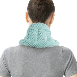 Coussin chauffant pour micro-ondes pour le cou et les épaules Grand paquet de chaleur humide avec des graines de lin à base de plantes Nature apaisante - Product Image 3