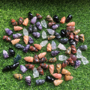 30 Mm Mini cristallo fiamma intaglio cristallo <span class=keywords><strong>naturale</strong></span> carino materiale misto fiamma di cristallo per regali - Product Image 3