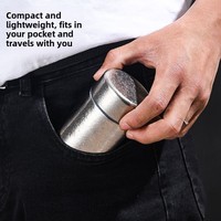 Thermos d'affaires en titane intégral, double paroi sous vide, petite capacité, mini-gobelet de poche pour l'extérieur, vente en gros