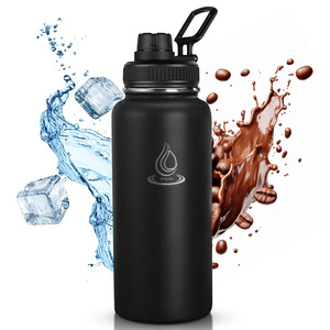 Sweatproof rộng-miệng đôi tường chân không <span class=keywords><strong>Flask</strong></span> cách điện thép không gỉ phích nước chai cho cắm trại & Ngoài trời drinkware - Product Image 3