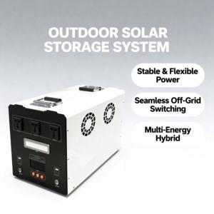 2kWh 2000W 220V 오프그리드 태양광 저장 올인원 LiFePO4 PCS/EMS/BMS 통합형 소형 휴대용 공장 직판 야외용 - Product Image 3