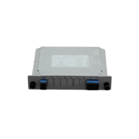 Huiwei SC APC 1/2 Ceramic Ferrule Fiber Optic Splitter Plug-in Programmable Controller yang Dapat Dipasang di Dinding/Tiang
