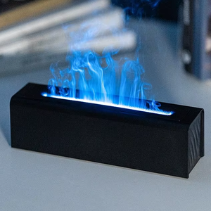 Homefish Machine créative d'arôme à flamme 3D Machine à parfum pour la maison Chambre à coucher veilleuse colorée humidificateur d'aromathérapie de bureau - Product Image 1