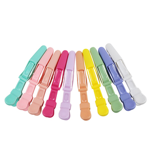 03 Pinces à cheveux en plastique, pinces crocodiles - 5 couleurs, outil de coiffure durable pour les coiffeurs professionnels et les femmes - Product Image 3