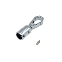 Mousqueton à rivet en métal pour extrémité de cordon, de luxe, classique, écologique, en alliage de zinc électroplaqué, clip pivotant, connecteur de corde pour sacs, tirette de fermeture éclair