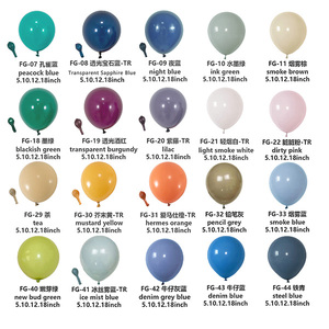 Ballons rétro en gros, ballons rétro de 5 pouces en vrac pour les mariages, les anniversaires et les décorations de fête en latex - Product Image 3