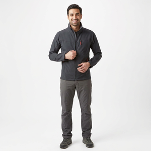 Veste Softshell élégante pour homme, style zippé, séchage rapide, vêtements d'extérieur avec protection solaire, tissu en toile tendance - Product Image 1