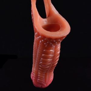 FAAK Silicone Penis Sleeve Adult Sex <b>Toys</b> <b>for</b> <b>Men</b> Delay Ejaculation Extender Multi Color Reusable Condoms Cock Enlargement - Product Image 2