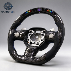 Volante LED de Fibra de Carbono Premium Forgiato Personalizado para BMW, para Mini Cooper Jcw F54 F55 F56 F57 F58 R56 R57 R58 R60 - Product Image 4