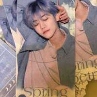 Carte de vœux en carton personnalisée avec impression recto-verso, papier holographique scintillant, pour billets de cinéma, de voyage, K-Pop et photos – Vente en gros
