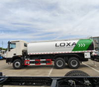 Camión de Transporte de Líquido de Lavado 6X6 Todoterreno, Vehículo Especial para Campos Petroleros, Camión Cisterna para Suministro y Lavado de Fluidos