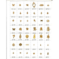 Entretoises en laiton à motifs filigranés