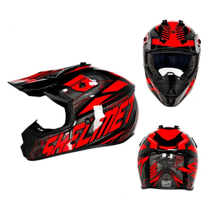 Chất Lượng Cao Tùy Chỉnh Phổ Off-Road Cưỡi Xe Máy Mũ Bảo Hiểm Dot Chứng Nhận Đầy Đủ Mặt Xe Máy Mũ Bảo Hiểm - Product Image 1