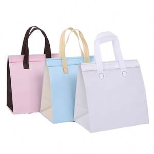 Sac isotherme promotionnel réutilisable en PP non tissé avec logo personnalisé, pour emballage alimentaire à emporter - Product Image 4