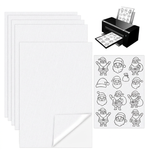 Carta Adesiva Solubile per Ricamo Fai-da-Te, per Abbigliamento, Punto Croce, Motivi Natalizi di Babbo Natale - Product Image 6